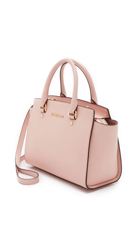 michael kors pink selma bag uk|Michael Kors selma medium satchel.